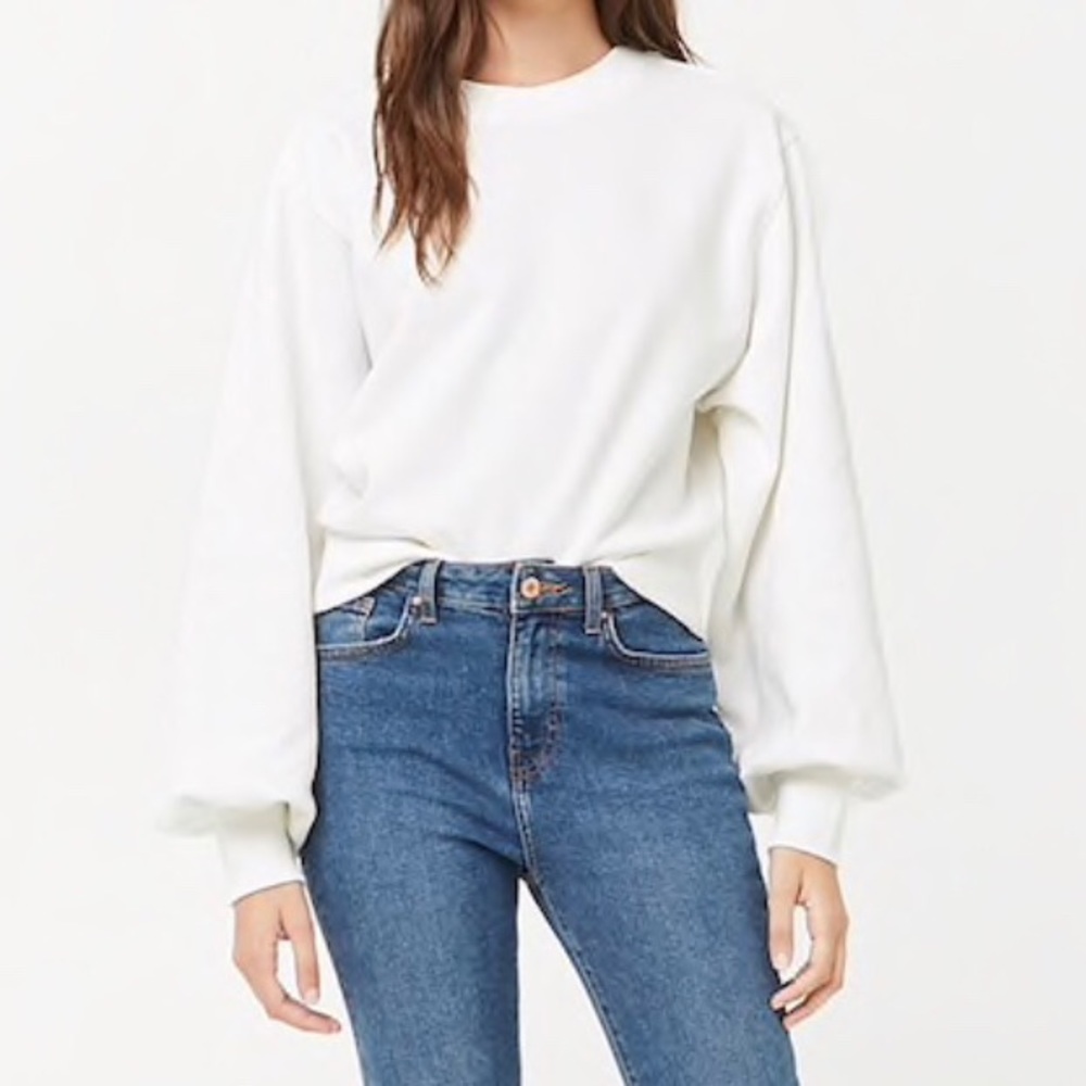BRAND NEW Forever 21 Balloon Sleeve Pullover